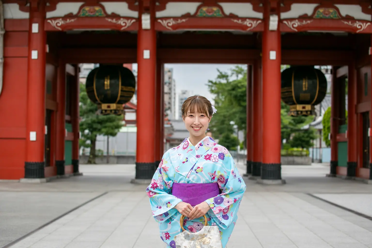 Guest in kimono at MAIKOYA Asakusa